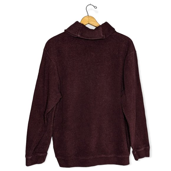 Tasso Elba Long Sleeved Maroon Top Size XXL - Picture 7 of 10